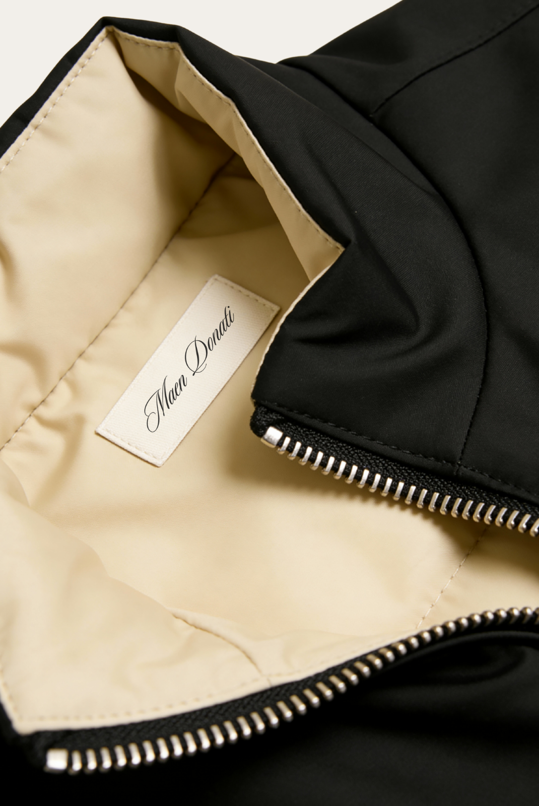 Montreux Gilet — Onyx — detail and styling view