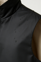 Montreux Gilet — Onyx — detail and styling view