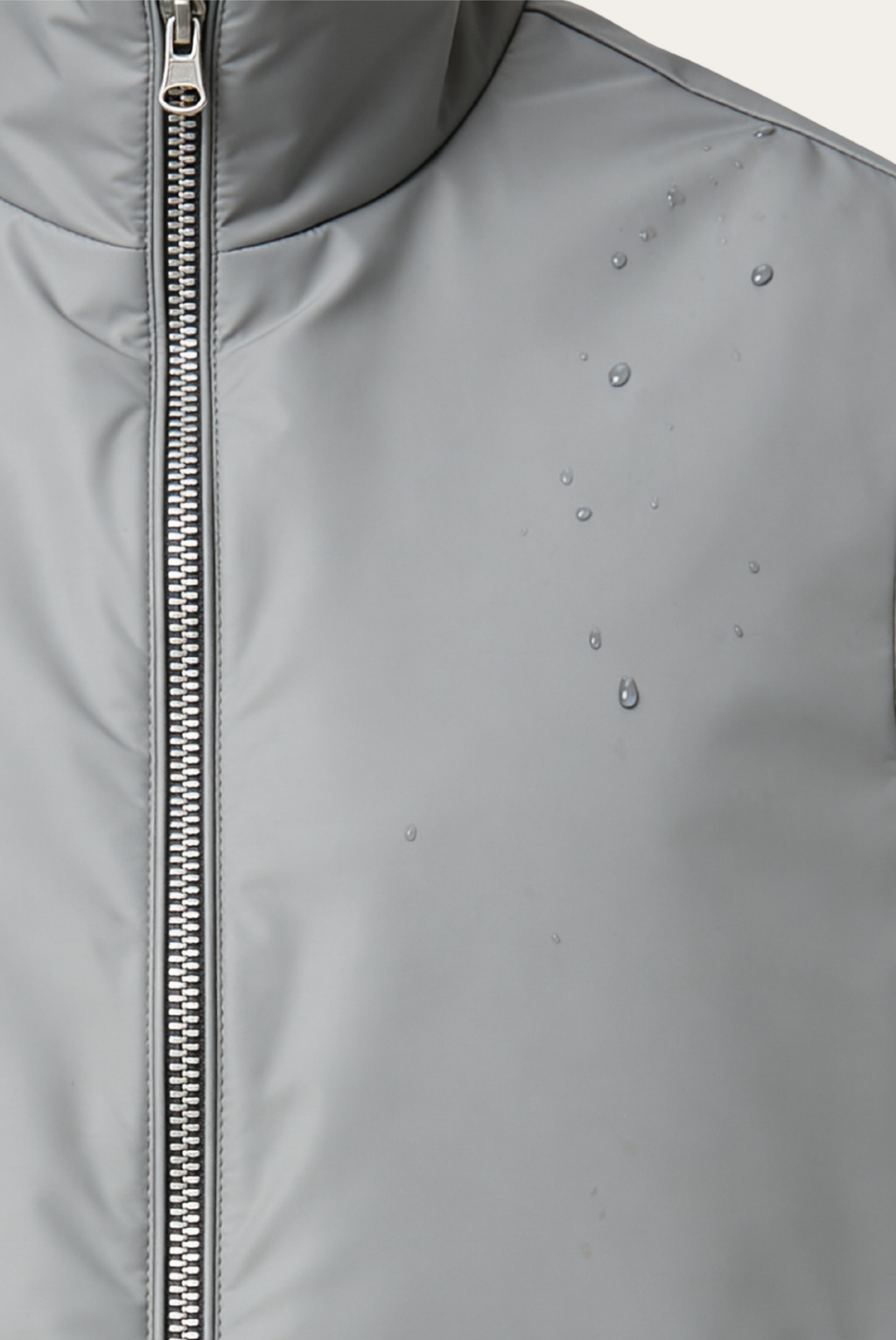Montreux Gilet — Pearl — detail and styling view