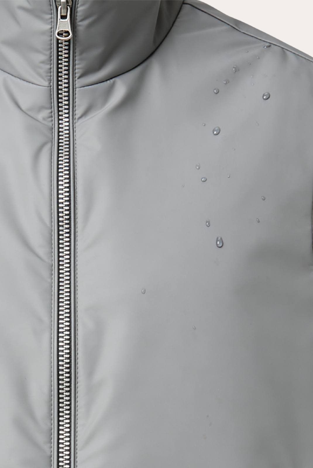 Montreux Gilet — Pearl — detail and styling view