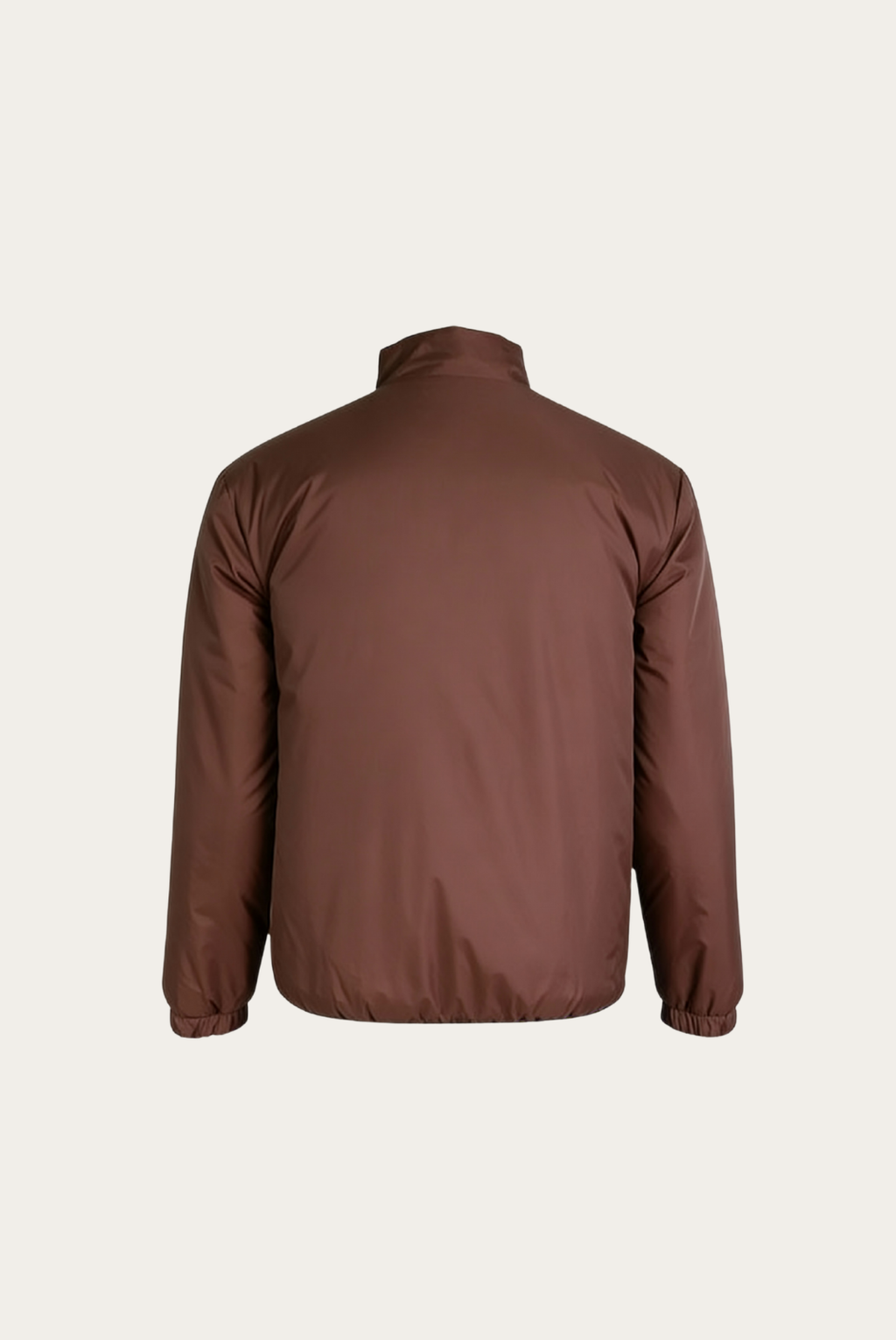 Montreux Windbreaker — Espresso — detail and styling view