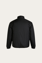 Montreux Windbreaker — Onyx — detail and styling view