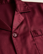Nocturne long burgundy — detail view