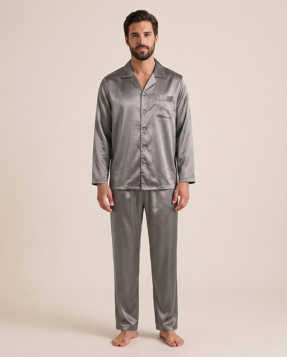 Nocturne long silver — model view