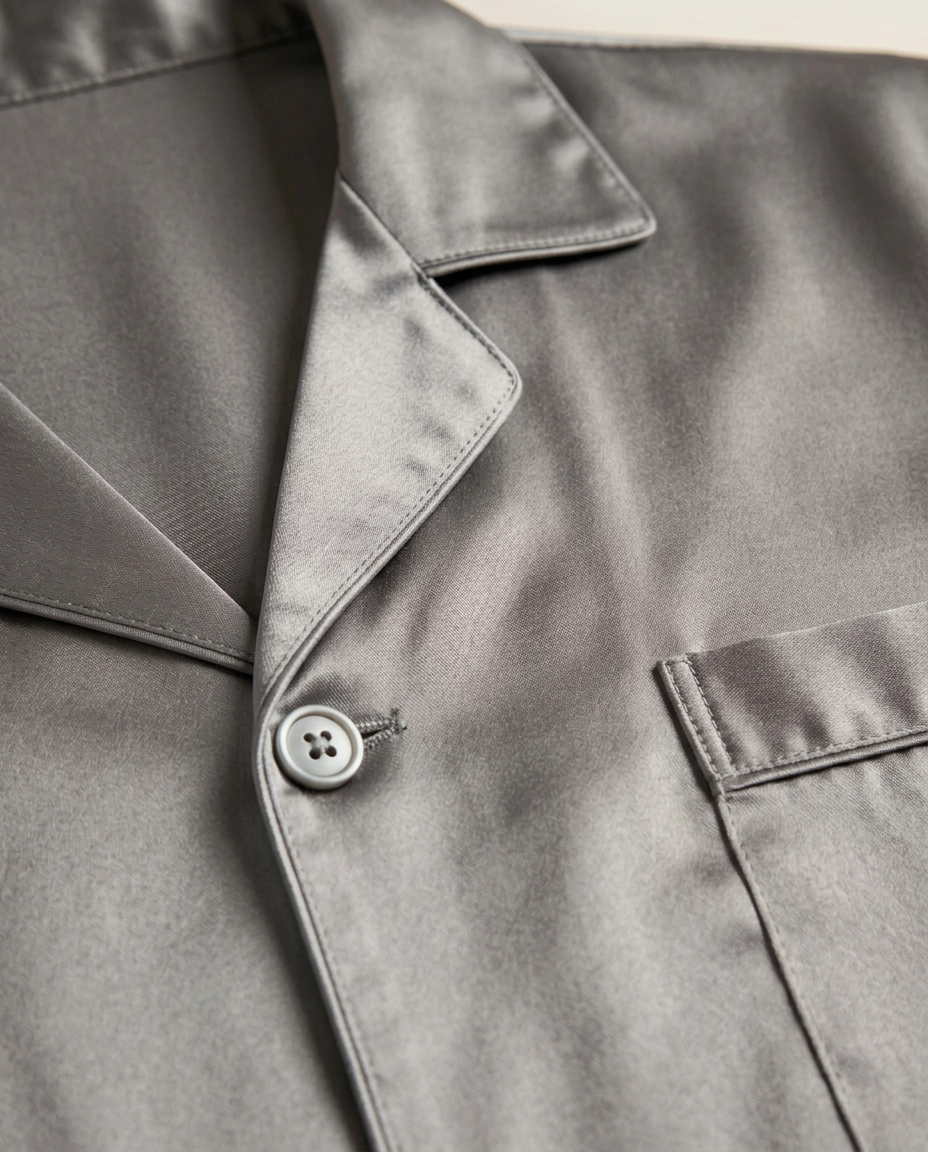 Nocturne long silver — detail view