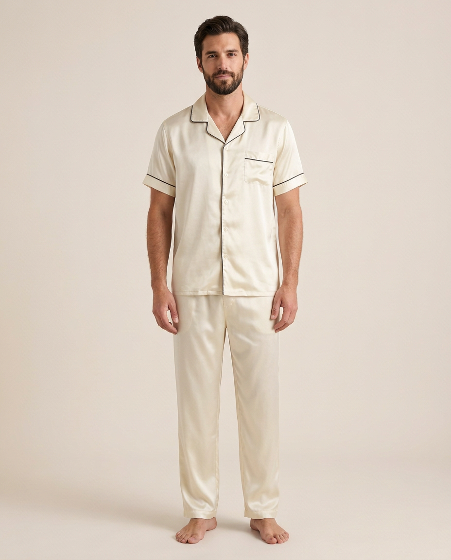 Nocturne short ivory — model view