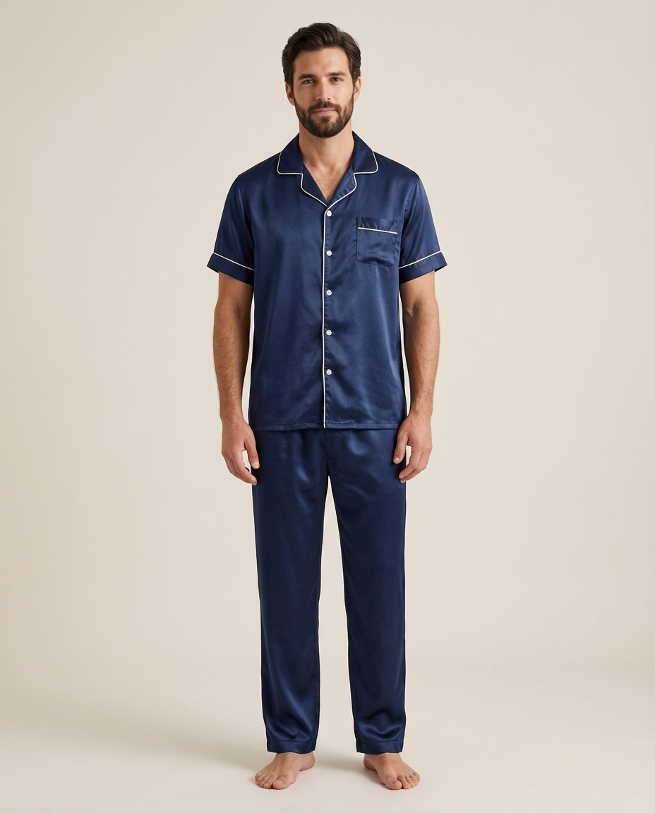 Nocturne short navy — model view
