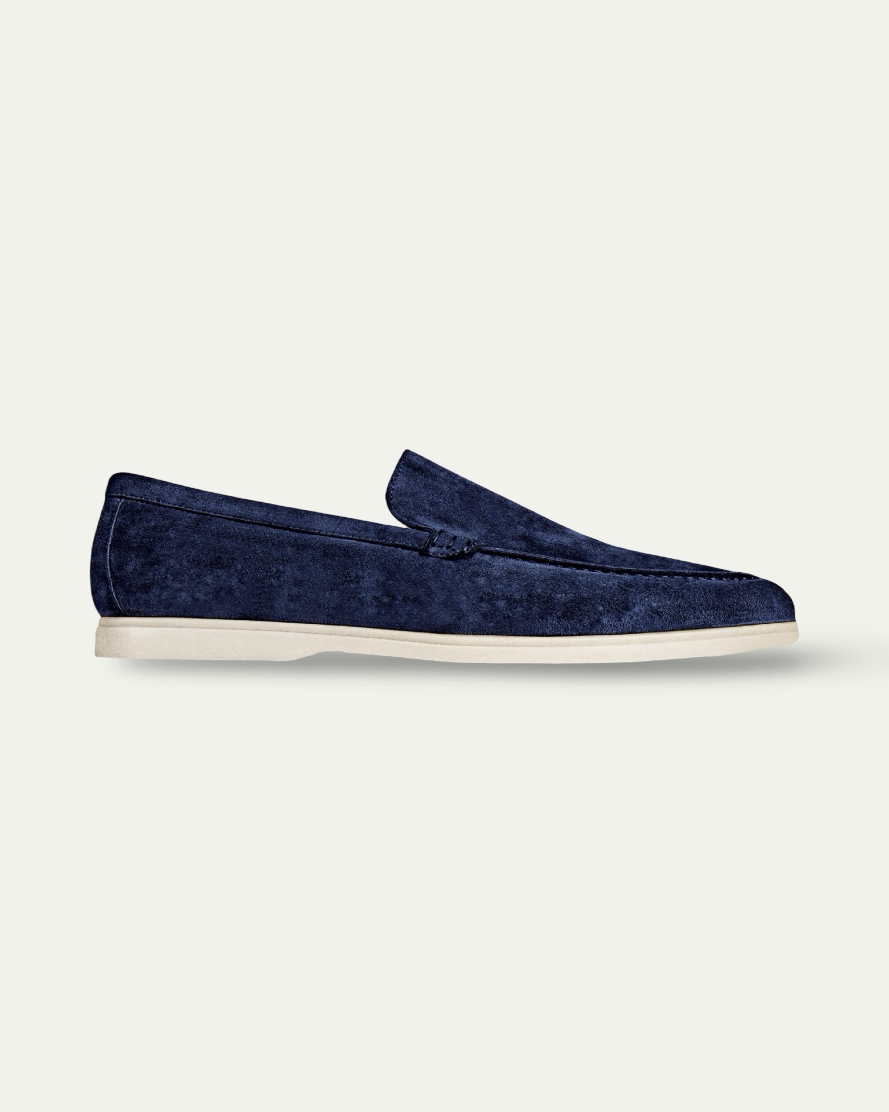 NAVY BLUE SUEDE LOAFERS