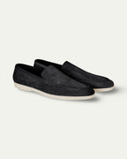 BLACK SUEDE LOAFERS