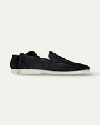 BLACK SUEDE LOAFERS