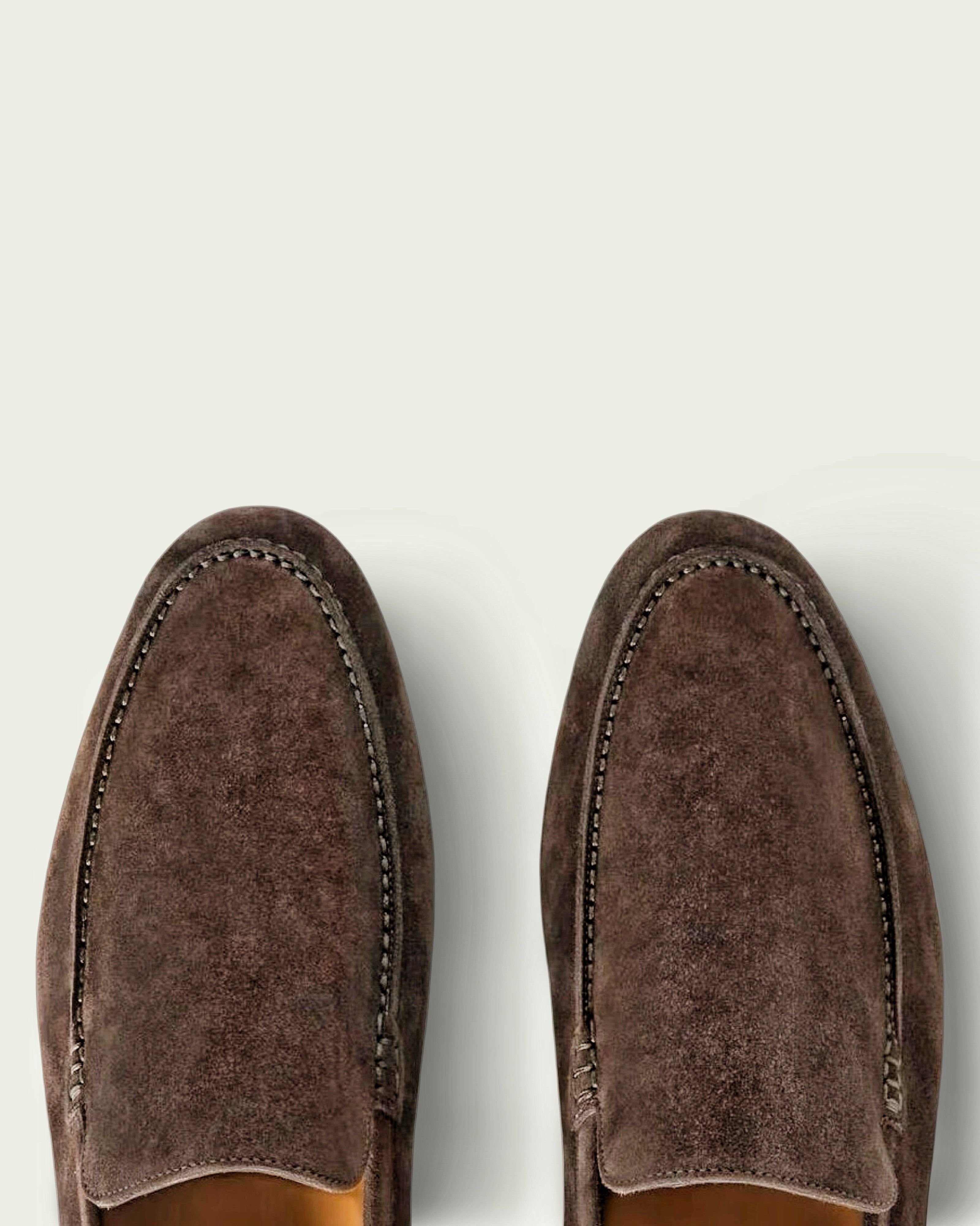 CHOCOLATE SUEDE LOAFERS