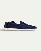NAVY BLUE SUEDE LOAFERS