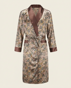 Palais Satin Robe — Mocha, product view