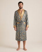 Palais Satin Robe — Antique Gold, studio view