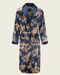 Palais Satin Robe — Midnight, product view