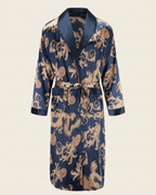 Palais Satin Robe — Midnight, product view
