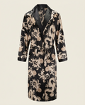 Palais Satin Robe — Onyx, product view