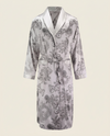 Palais Satin Robe — Silver, product view