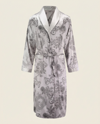 Palais Satin Robe — Silver, product view