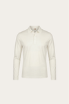 Velario Long-Sleeve Polo — White — product view