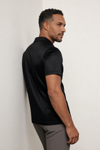 Velario Polo — Black — detail and styling view