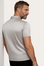 Velario Polo — Greige — detail and styling view