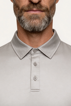 Velario Polo — Greige — detail and styling view