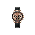 PRESTIGE — Chrono Signature Gold-Black Rubber Strap