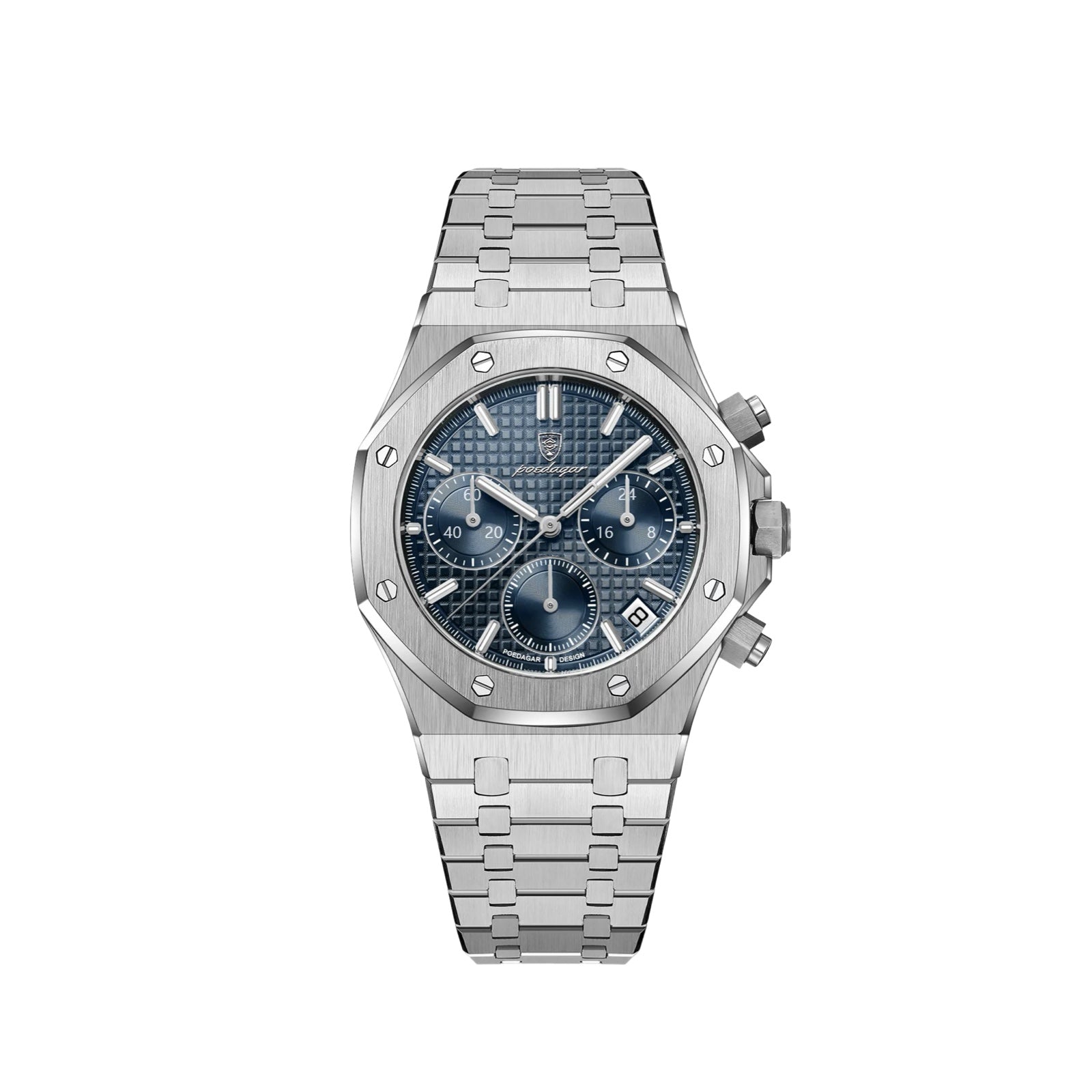 Valentier Genève Hexagon S2 Silver Blue