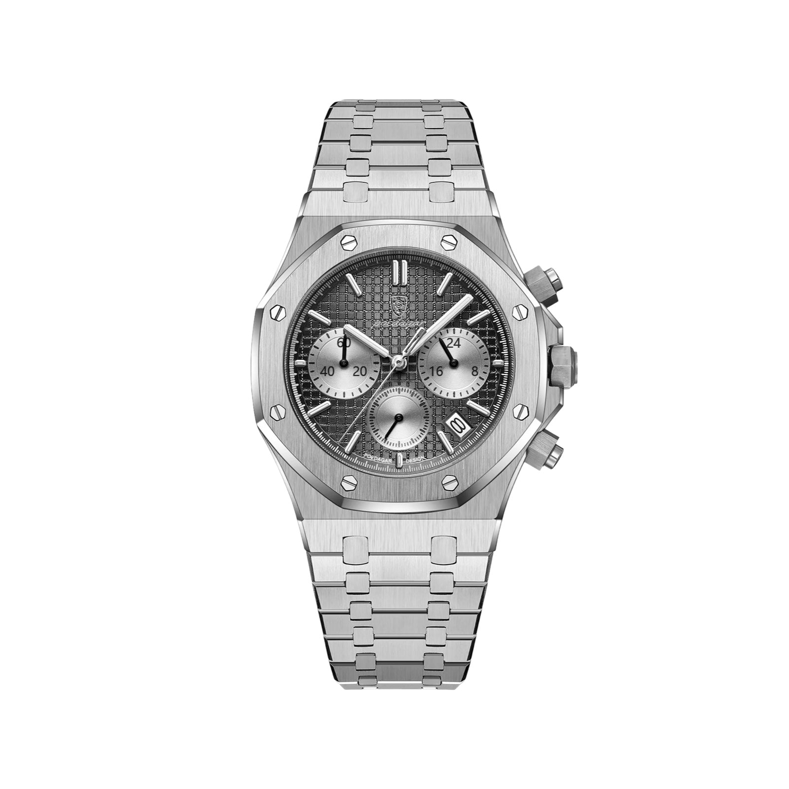 Valentier Genève Hexagon S2 Silver Black