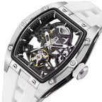 Valentier Genève Spectre S2 — White Black Skeleton Tonneau Chronographe