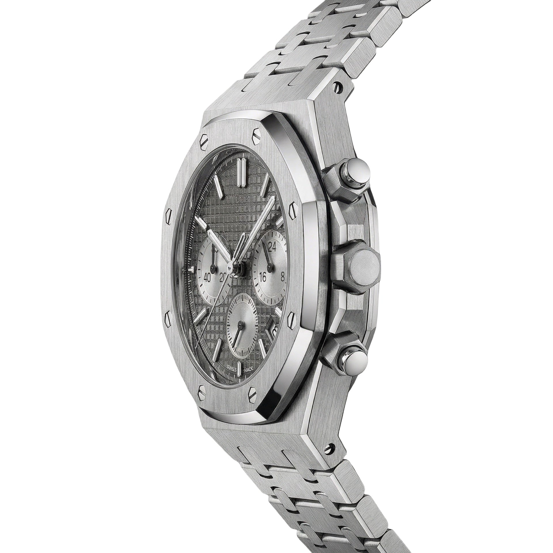 Valentier Genève Hexagon S2 Silver Black