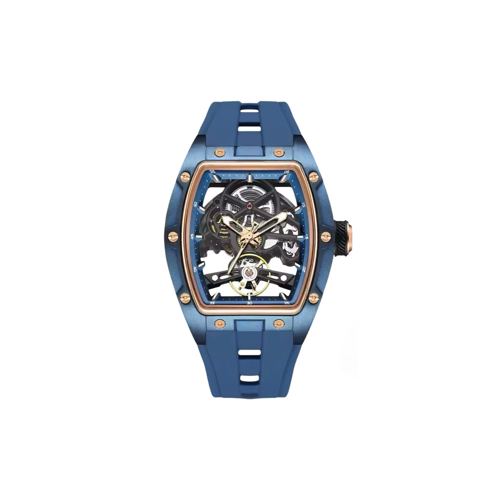 Valentier Genève Spectre S2 — Blue Skeleton Tonneau Chronographe