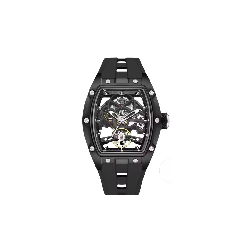 Valentier Genève Spectre S2 — Black Skeleton Tonneau Chronographe